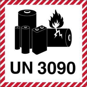 Markeering "UN3090"
