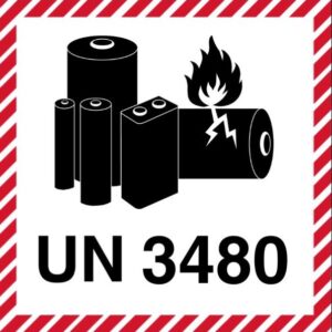Markeering "UN3480"